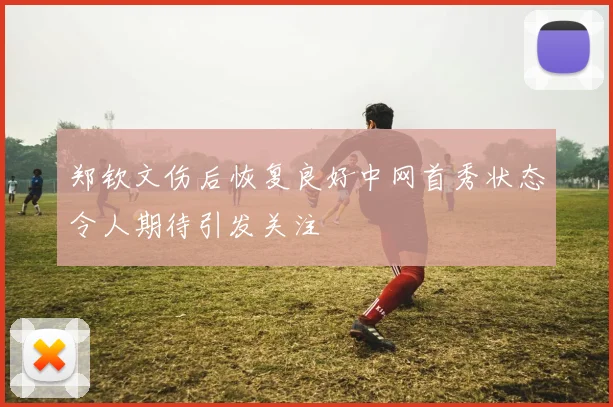 郑钦文伤后恢复良好中网首秀状态令人期待引发关注
